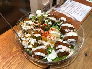 Falafel Salad at Falafel Brothers - Minato in Tokyo