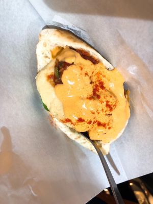 Falafel sky view! at Falafel Brothers - Minato in Tokyo