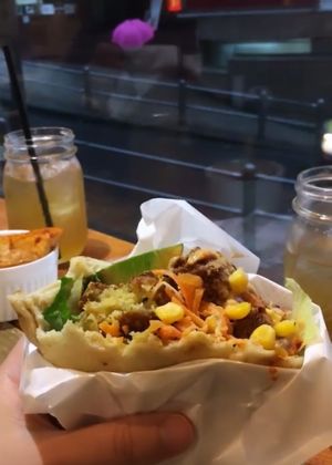 Vegan falafel  at Falafel Brothers - Minato in Tokyo