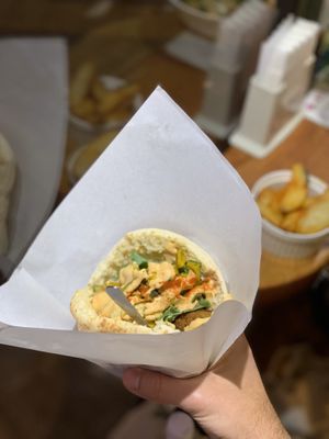 Falafel sandwich at Falafel Brothers - Minato in Tokyo