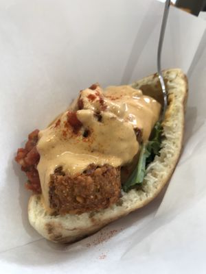 falafel sand at Falafel Brothers - Minato in Tokyo