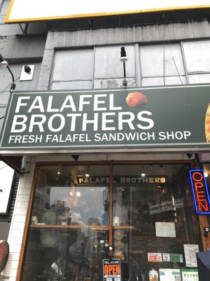 outside at Falafel Brothers - Minato in Tokyo