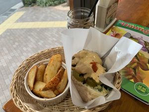 Spicy falafel  at Falafel Brothers - Minato in Tokyo