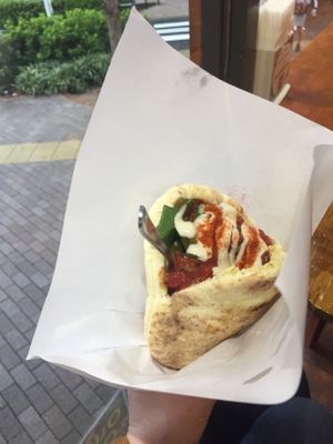 Full wrap 😋 at Falafel Brothers - Minato in Tokyo