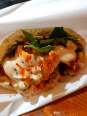 Half falafel at Falafel Brothers - Minato in Tokyo