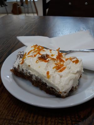 Vegan Carrot Cake. at Camber Coffee in Newcastle Upon Tyne
