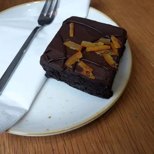 Chocolate Orange Cake. at Camber Coffee in Newcastle Upon Tyne