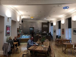 Inside  at Camber Coffee in Newcastle Upon Tyne