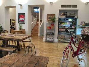 Inside  at Camber Coffee in Newcastle Upon Tyne