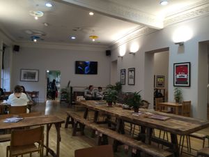Inside  at Camber Coffee in Newcastle Upon Tyne