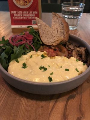 Breakfast!  at Tribe Organic in Shanghai