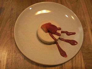 Cashew cheesecake. at Tribe Organic in Shanghai