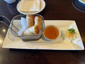 Spring rolls  at Ahan Thai Kitchen in Fernandina Beach