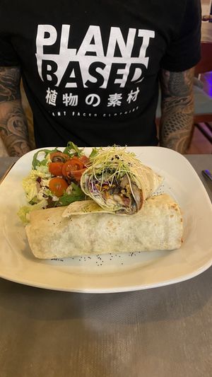 Amazing wrap  at Chef Momo in Cartagena