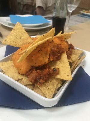 Nachos at Chef Momo in Cartagena