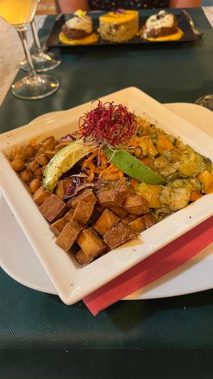 It was absolutely delicious 😍😍😍 we had the vegan Buddah bowl and the rice balls with goat cheese and they both were absolutely yummy! Best food we had in 3 weeks in Spain  at Chef Momo in Cartagena