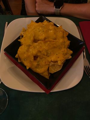 vegan nachos at Chef Momo in Cartagena