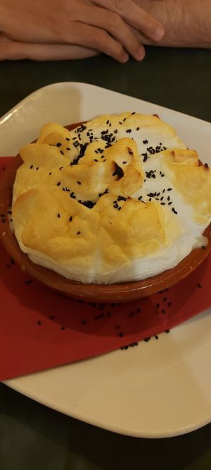 Souffle  mit Heura at Chef Momo in Cartagena