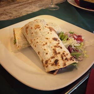 Vegan - Tofu wrap at Chef Momo in Cartagena
