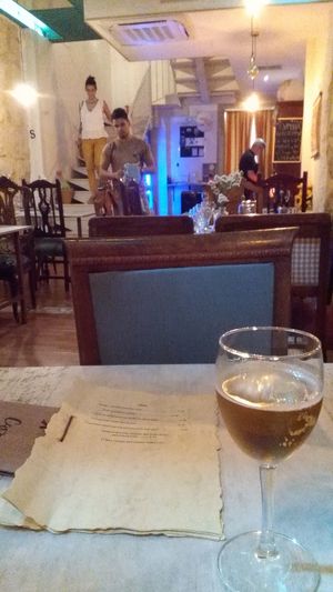 Inside at Chef Momo in Cartagena