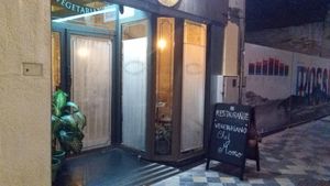 Outside at Chef Momo in Cartagena