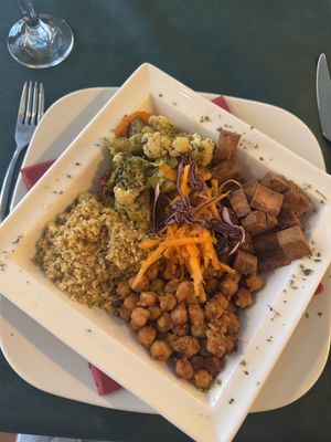 Buddha bowl  at Chef Momo in Cartagena