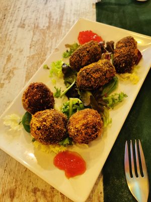 Croquetas caseras at Chef Momo in Cartagena
