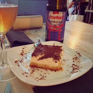 vegan tiramisu at Chef Momo in Cartagena