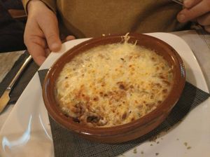 Lentils moussaka (specify no cheese) at Chef Momo in Cartagena