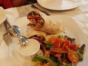 Tofu wrap at Chef Momo in Cartagena