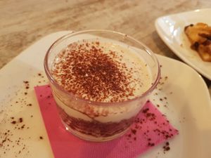Tiramisu at Chef Momo in Cartagena