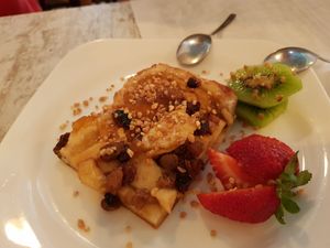 Apple tart at Chef Momo in Cartagena