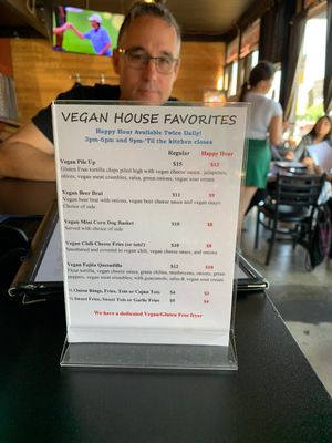 Vegan happy hour at Pit Stop Taproom & Pub in Burien