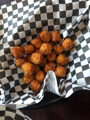 Sweet potato fries prepared in a separate vegan fryer at Pit Stop Taproom & Pub in Burien