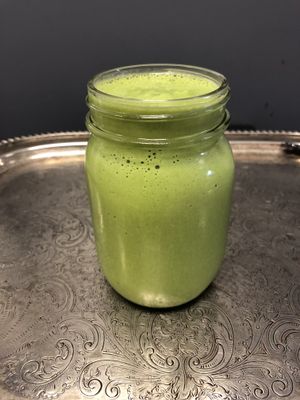 Green goddess smoothie at Wicked Fitness Healthy Kitchen in Myrtle Beach
