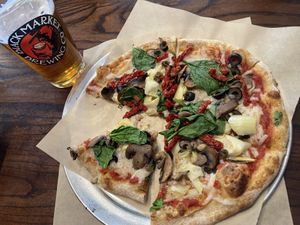 Vegan Pizza and Beer at Your Pie in Indio