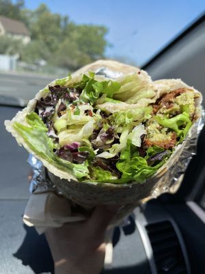 Falafel wrap at Heritage Eats in Napa