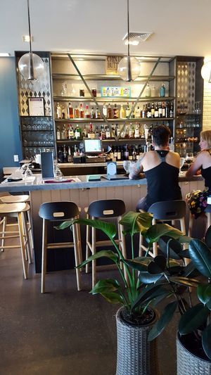 The bar section at Vrai in Lemoyne