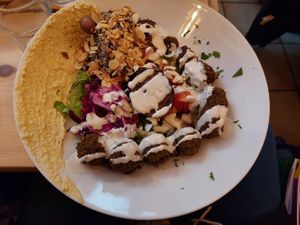 Quinoa plate at Green Lab in Montpellier