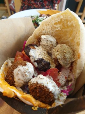 Red kiss at Green Lab in Montpellier