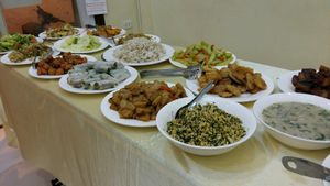 vegan feast ^^ at Loving Hut - Ba Dinh in Hanoi