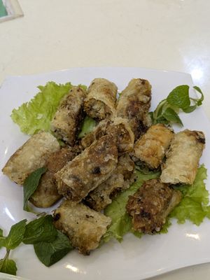 Fried Spring Rolls at Loving Hut - Ba Dinh in Hanoi