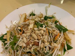 Tofu and bean sprouts at Loving Hut - Ba Dinh in Hanoi