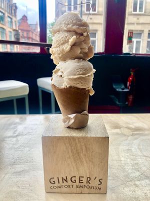 My cone  at Ginger's Comfort Emporium in Manchester