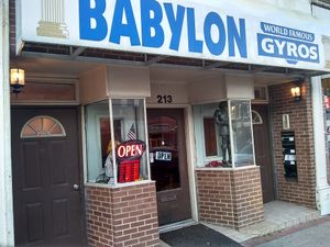 Exterior at Babylon Cafe in Richmond