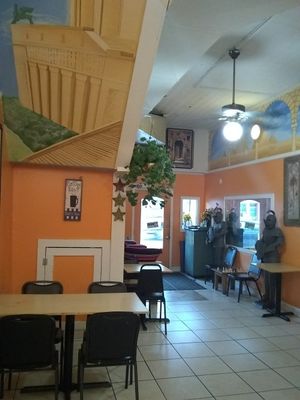 Inside at Babylon Cafe in Richmond