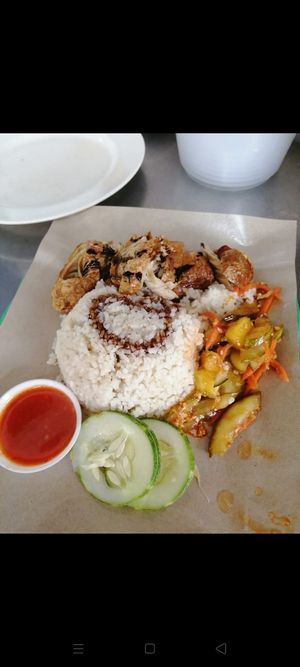 素鸡饭 at Tian Yuan 天元斋 in Central Singapore