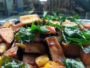 sweet and sour fish dish at Tian Yuan 天元斋 in Central Singapore