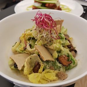 Caesar salad at Essence Cuisine in East London