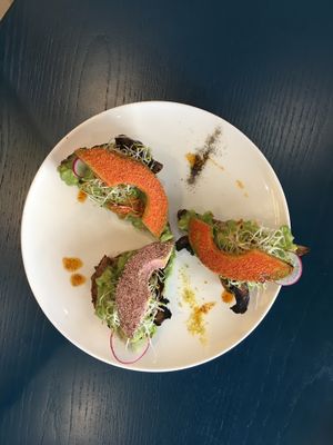 Amazing Avocado Toast! at Essence Cuisine in East London